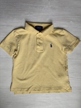 Ralph Lauren Toddle Boys' Pale Yellow Polo